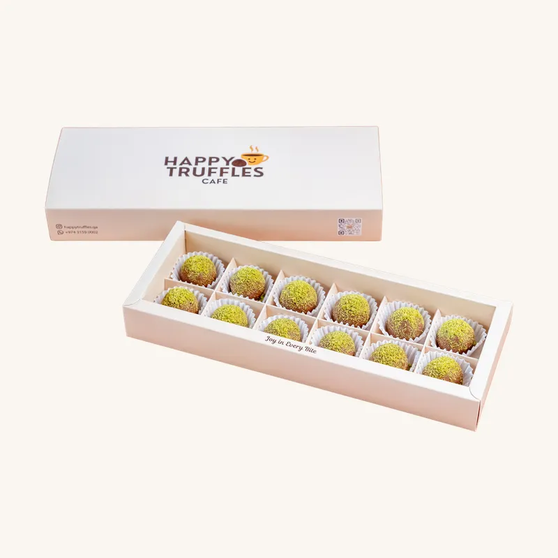 Pistachio Truffles · 12 pcs