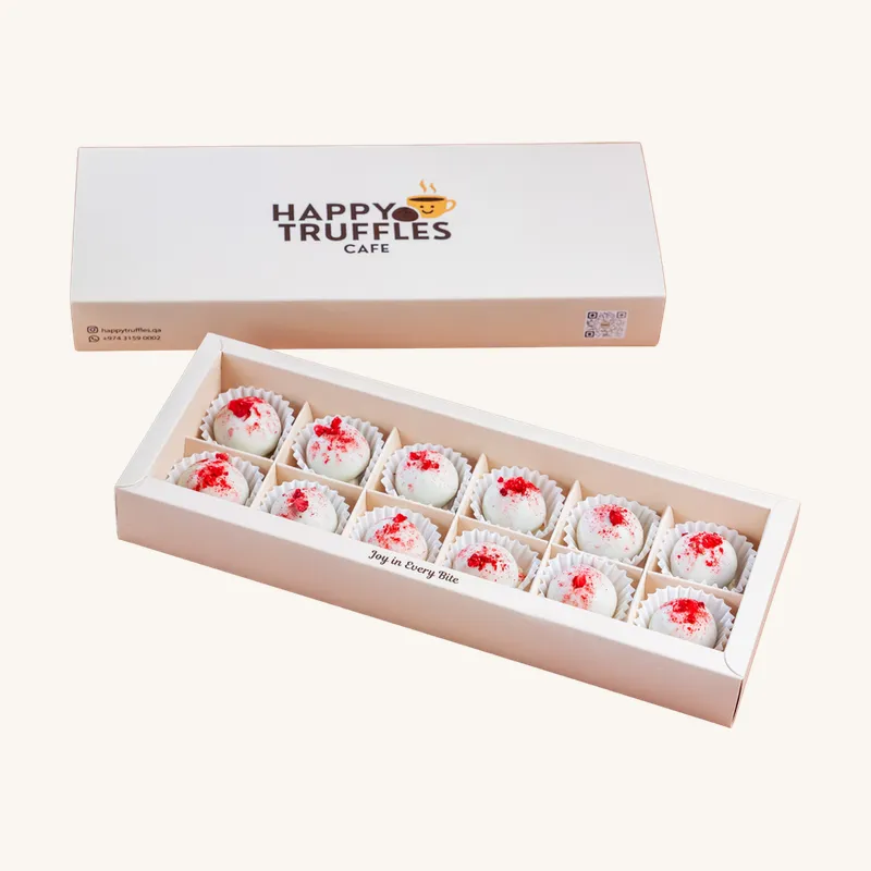 Strawberry Truffles · 12 pcs