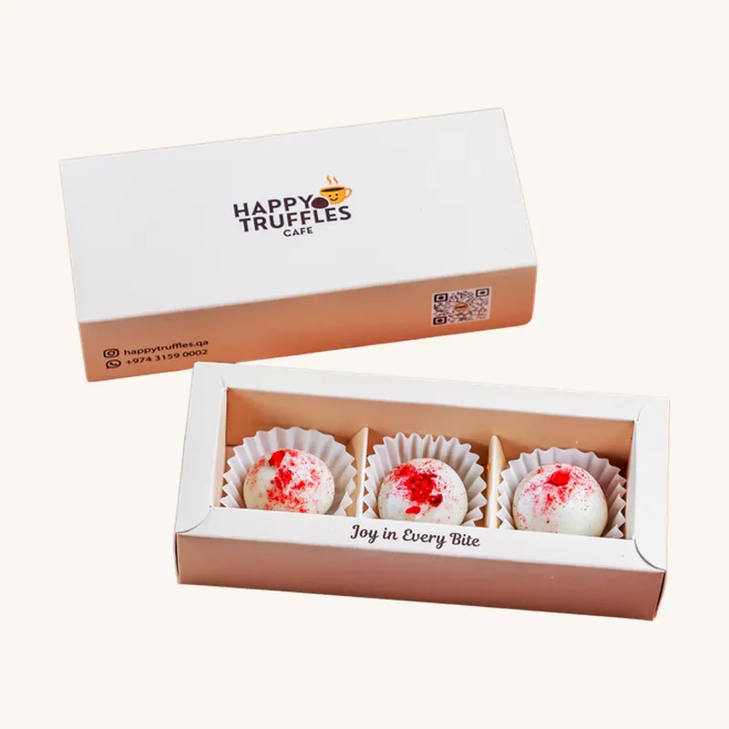 Strawberry Truffles · 3 pcs